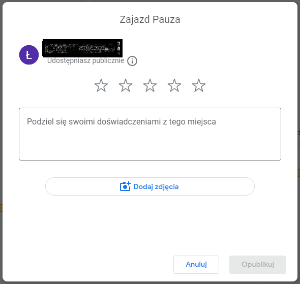 Jak dodać opinie na Google