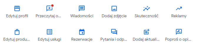 Nowa opinia w Google - czerwona kropka