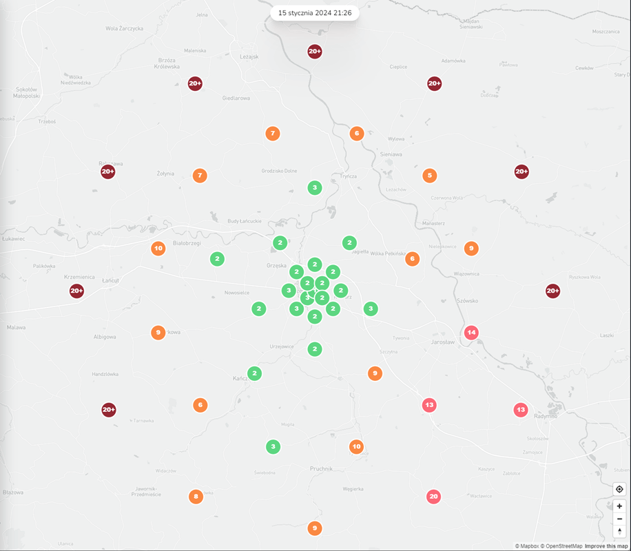 Gabinet Zdrowia Psychicznego - wynik badania pozycji o godzinie otwarcia 21:26