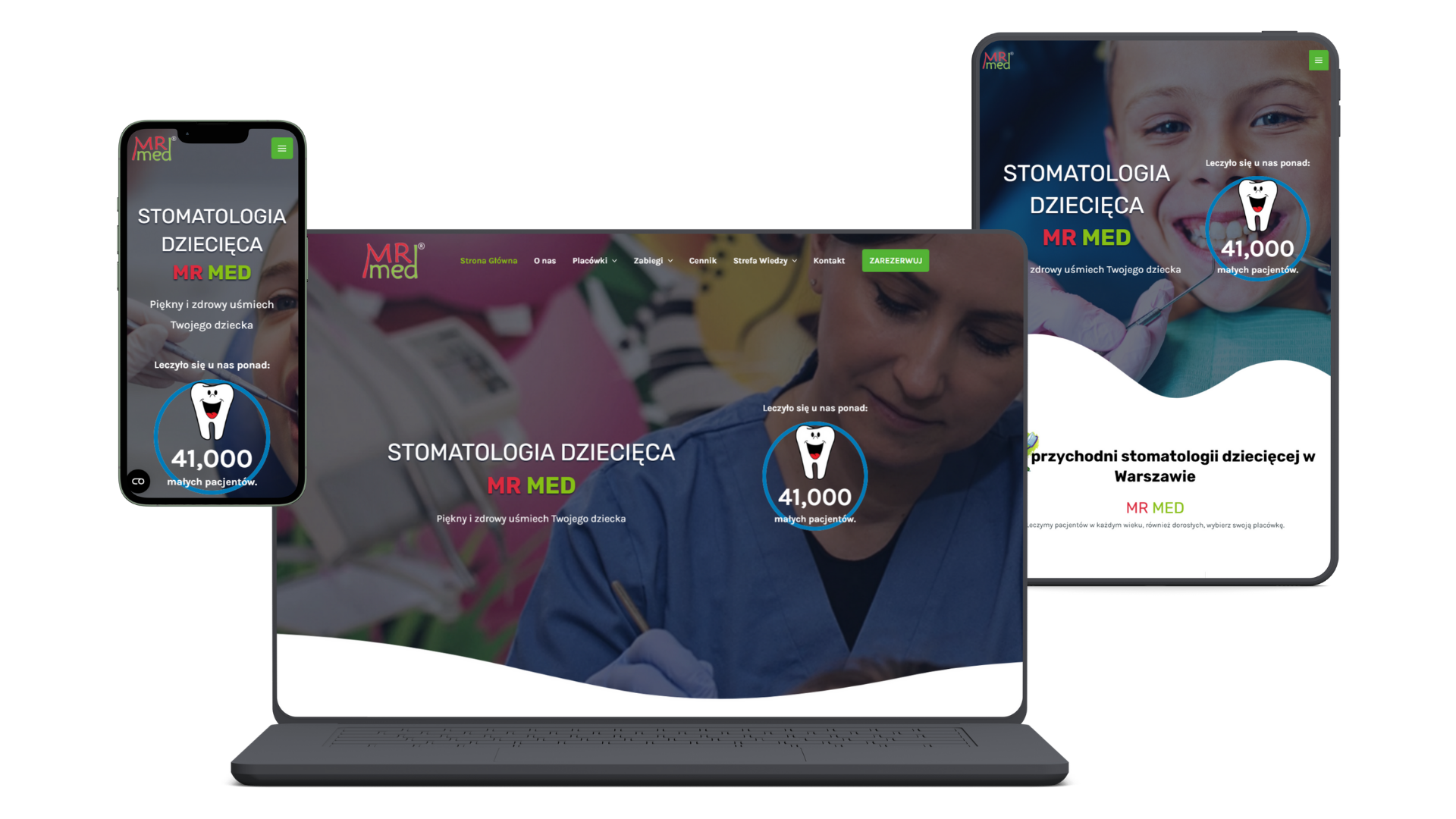 Nasze realizacje - podgląd stron WWW mrmed.pl